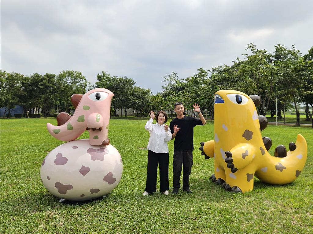 潮州有怪獸！8隻「潮怪」現身幸福村 藝術走入生活