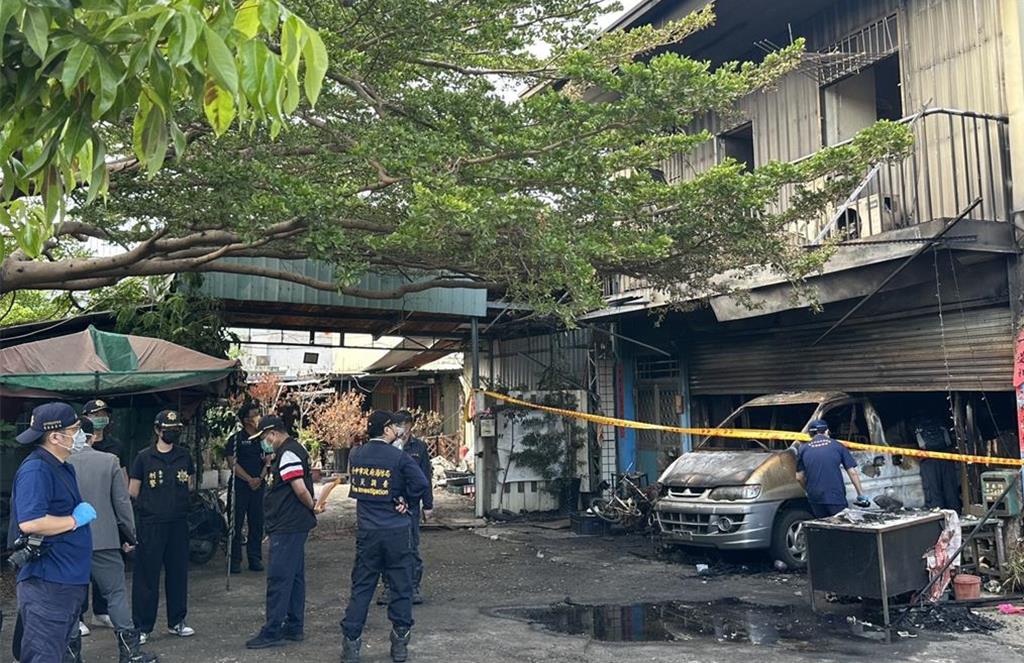 烏日縱火案母女雙亡 監視器畫面閃出火