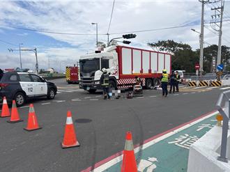 台中神冈死亡车祸！71岁女遭货柜车辗过　当场身亡