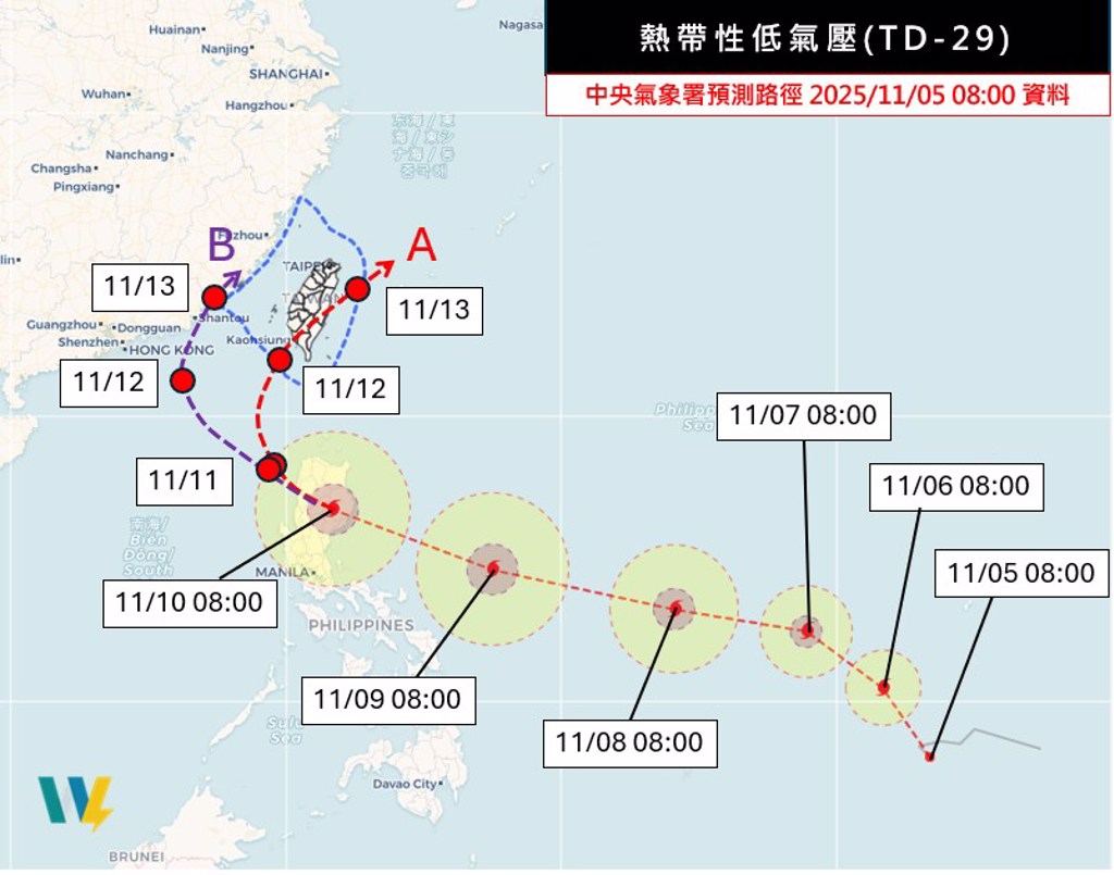 準鳳凰颱風不排除登陸 專家:這3天風雨最大