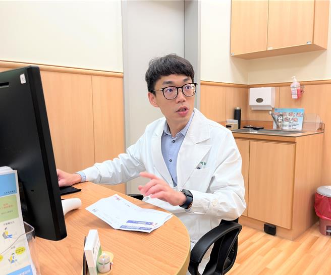 台中慈濟醫院關節中心醫師趙子鎔。（院方提供／李京昇台中傳真）