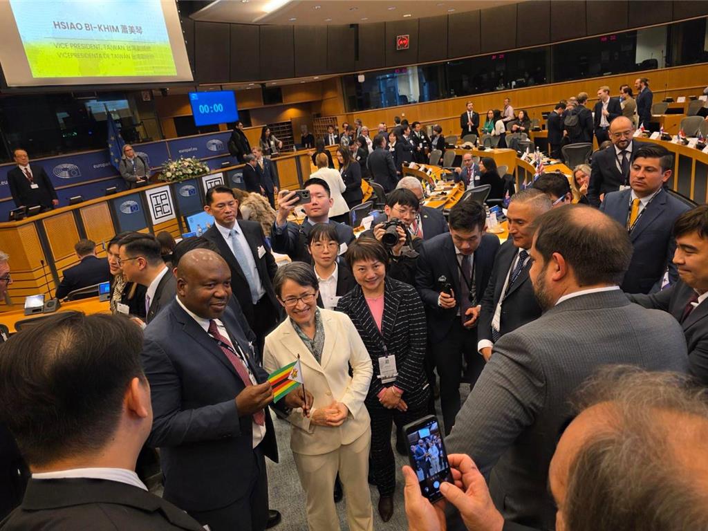 蕭美琴歐洲議會發表演說 綠委讚國際對台支持新高度