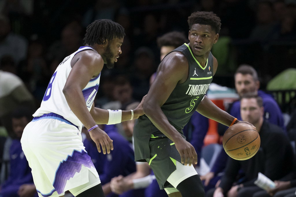 NBA盃》愛德華茲半場就轟29分 灰狼痛宰爵士40分不留情