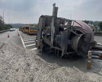 国道3号惊魂！预拌水泥车车方向机突锁死 驾驶逃死劫仅轻伤