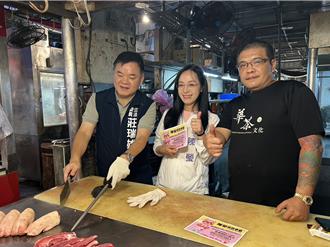 綠委赴市場關心豬肉攤商恢復狀況 允持續關注補助申請進度