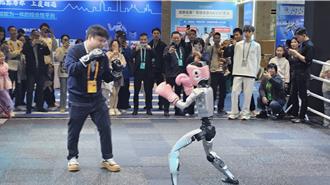  大陆机器人擂台打拳超酷！  互联网大会成焦点