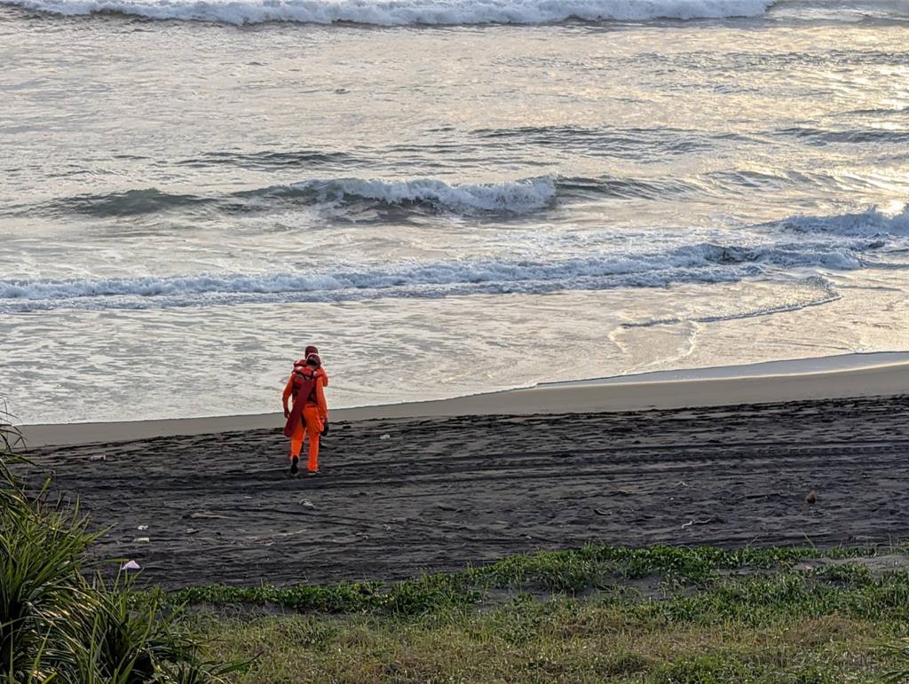 今（9日）搜救人員仍持續擴大搜索中。（民眾提供／吳佩蓉宜蘭傳真）