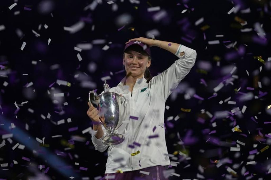 網球》比男選手還多！哈薩克女將WTA年終賽摘冠獎金破紀錄