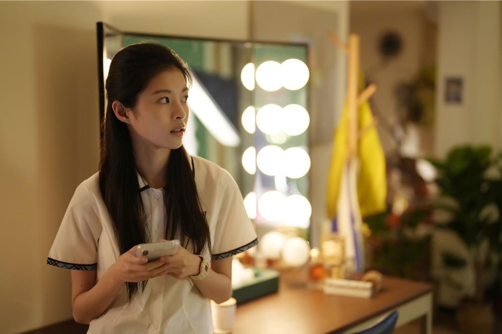 詹子萱感謝楊謹華在拍攝期間給予的幫助。（Hami Video提供）