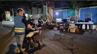 蘆竹警強勢夜稽噪音車 環警聯手展現執法悍將決心