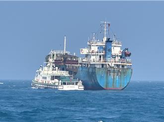 蒙古籍货轮紧贴台湾西岸北上 海巡署全程监控无异状