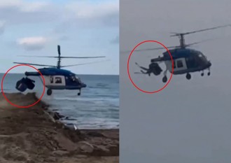 「重落地」撞断机尾硬飞 俄直升机坠毁5人罹难