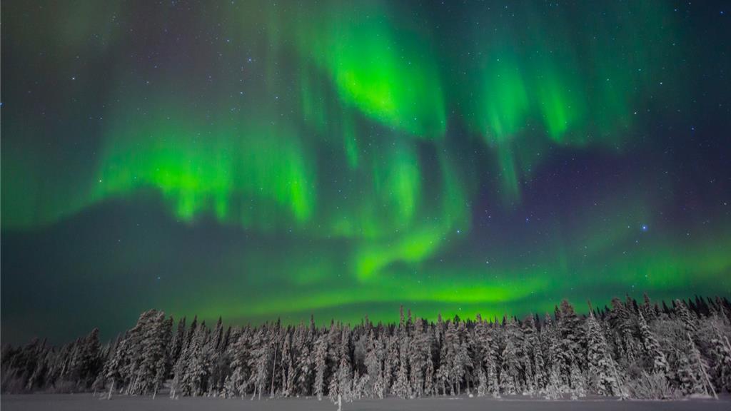 世邦旅遊ITF旅展極光行程,阿拉斯加更推出看不到極光退1萬元創舉。(世邦旅遊提供)