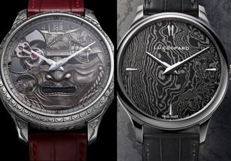 蕭邦頂級工藝腕表 融入日本武士面具、神刃鑄刀工藝
