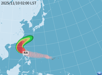 鳳凰逼近「北部防強降雨」 氣象粉專示警：雨量恐逾500毫米