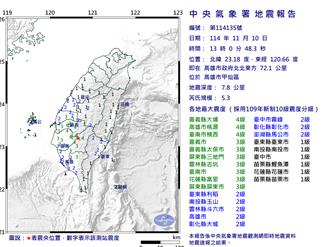 未来3天要当心！气象署：留意规模5余震发生
