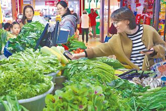 內需發威 陸10月CPI止跌 年升0.2％