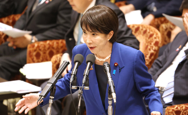 日本首相高市早苗7日在国会就台湾有事的答辩，引起广泛议论。（Shutterstock/达志）