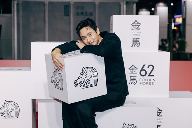 刘冠廷出席新片《丢包阿公到我家》金马影展首映。（金马提供）