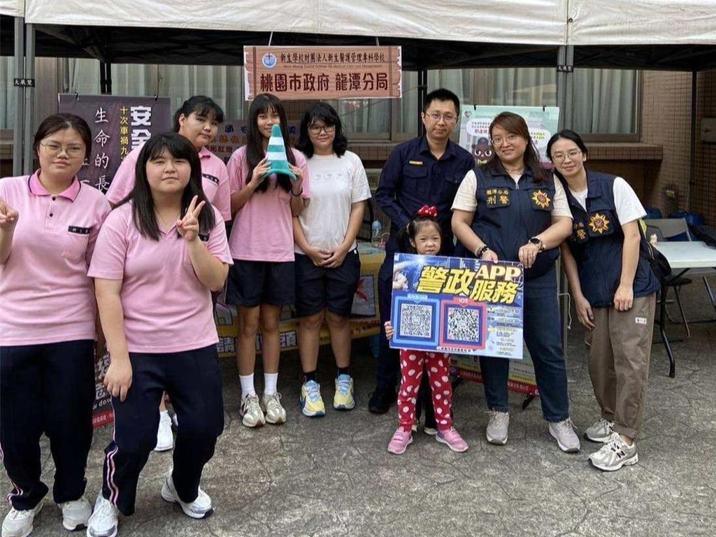 龍潭警分局新生護專校園宣導 增師生正確、防範觀念