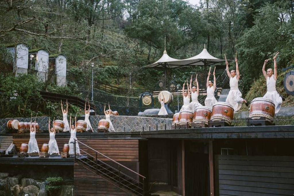 貓空年度盛事「臺北里山川」，優人神鼓將帶來震撼人心的擊鼓演出。　圖：優人神鼓／提供