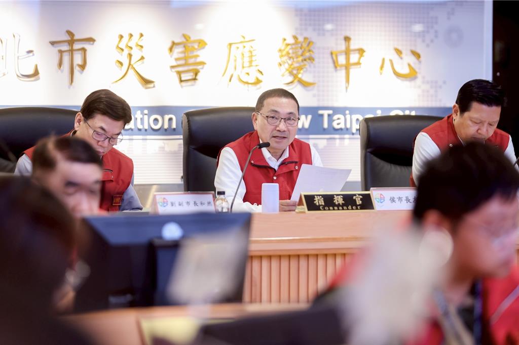 新北11日雨量風力最大 侯友宜要求市府團隊嚴加戒備