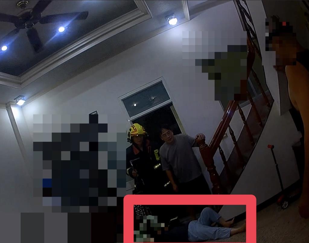 台中獨居婦跌倒受困家中 警消急破門救援