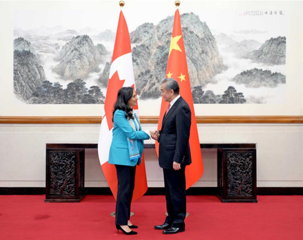 王毅通話加拿大外長 陸加關係7年波折後重回正軌