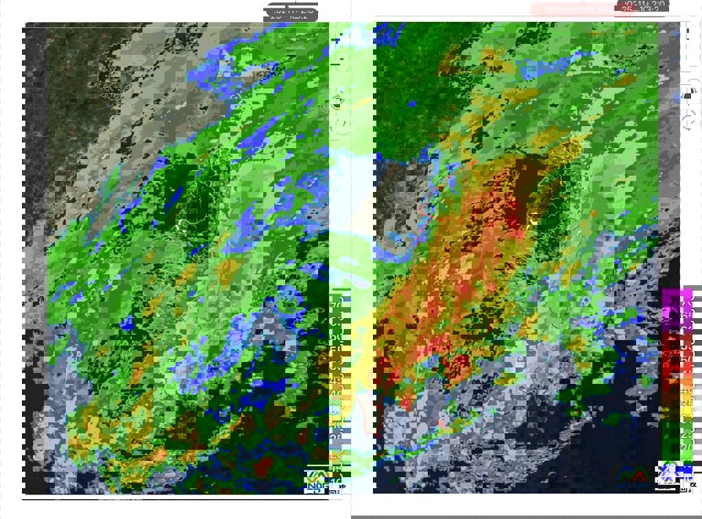 鳳凰雨炸大半個台灣「中部結界」又展開 萬人朝聖:神秘三角洲