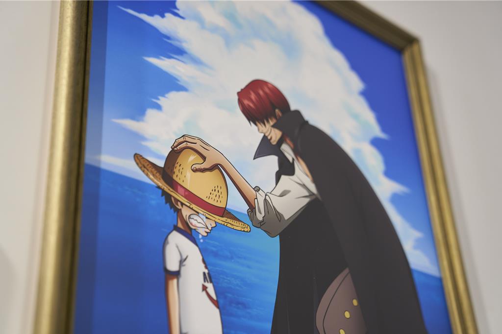  「ONE PIECE EMOTION 航海王動畫25周年紀念特展」帶粉絲們重溫動畫精彩畫面與感人瞬間。（時藝多媒體提供／徐梓榕台北傳真）
