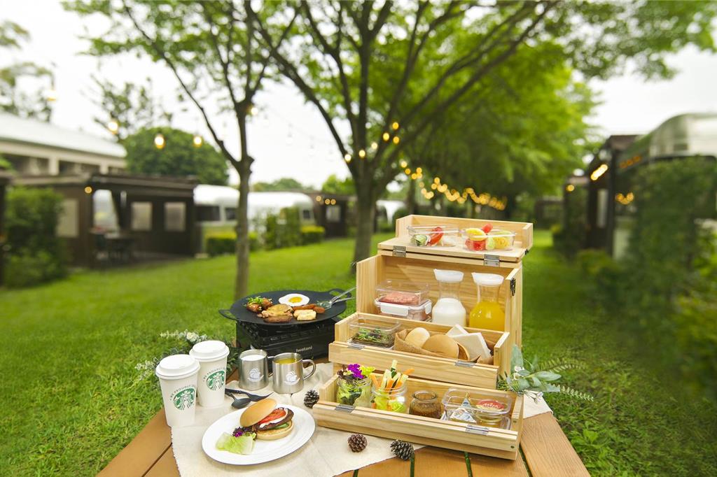 天成逸旅-朋趣豪華露營管家直送- Chill早餐箱。（天成飯店集團提供）