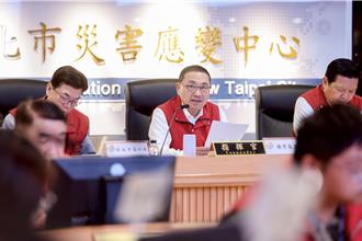 新北11日雨量風力最大 侯友宜要求市府團隊嚴加戒備