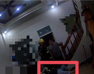 台中獨居婦跌倒受困家中  警消急破門救援