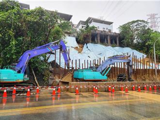 凤凰颱风来袭前夕！陈纯敬视察汐止康寧街復原工程