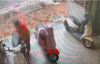 机车钥匙未拔遭窃　犯嫌遭逮起子划伤警罪加一等