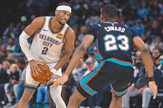 NBA》亞歷山大追分 雷劈灰熊率先10勝