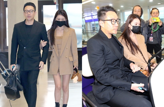 馬筱梅和汪小菲今年2月返台。（圖／范揚光攝）