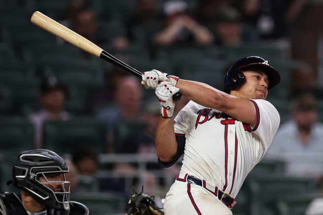 勇士捕手鮑德溫。（美聯社資料照）