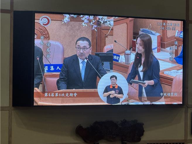 新北市議員江怡臻昨（10）日在議會總質詢提到，土城綜合球場目前沒有學校開闢計畫，是否可以改成立少棒集訓中心，發展新北市棒球風氣。（柯毓庭攝）