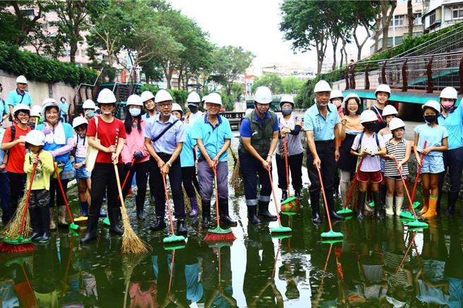 「中港大排清圳趣」活動將15日登場。（新北市政府水利局提供／吳嘉億新北傳真）