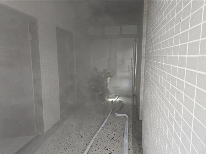 宜蘭礁溪佛光大學今（11）日下午驚傳火警！（民眾提供／吳佩蓉宜蘭傳真）