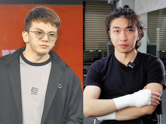 網紅孫生（左）將對戰拳願執行長秋偉（右）。（合成圖／中時資料照、曾信翰攝）