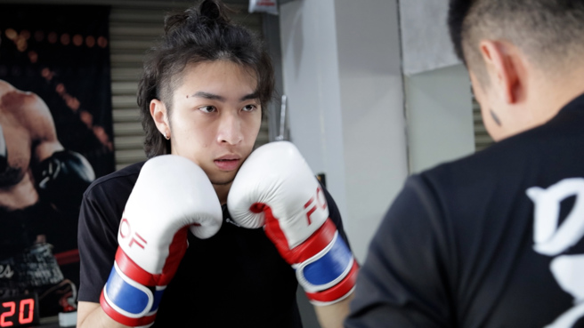 秋偉要透過拳賽，幫受害者好好「教訓」孫生。（曾信翰攝）