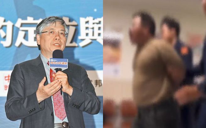 6年前抗議輔大前校長江漢聲「挪用公款」，他6年後發文後持刀行兇 。（圖／中時資料照、網友@cutelily218授權提供）