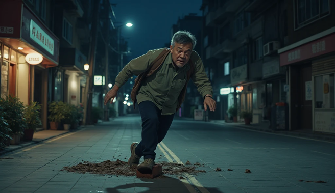 嘉義縣一名馬姓男子去年晚間在太保市嘉朴公路人行道上跑步時，聲稱被地面突起約5公分的地磚絆倒，導致左膝受傷。（示意圖、與本案無關／AI生成）