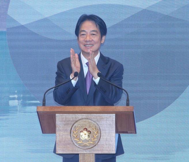 賴清德總統（見圖）11日出席在總統府舉行的「2025年總統科學獎」頒獎典禮致詞。（趙雙傑攝）