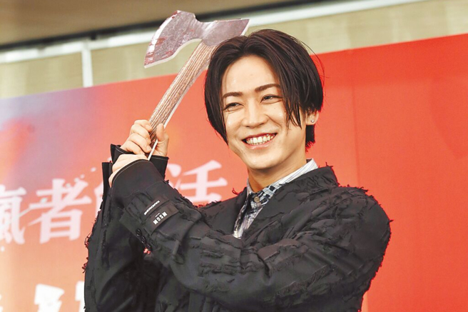 日本男星龟梨和也。（姚志平摄）