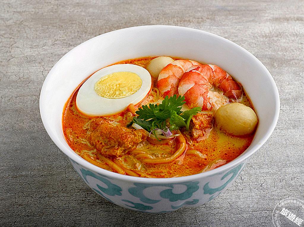 辛香濃郁卻又不失清爽層次的新加坡叻沙麵。（圖／台北晶華）