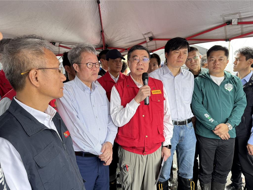 蘇澳淹水慘況 卓榮泰視察後拍板:分洪道追加21億預算