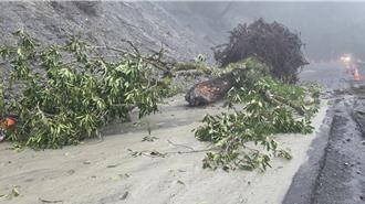 颱風來襲 1路段預警封閉、4處道路災阻